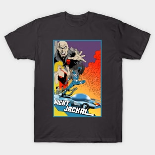 Night Jackal Comic Cover Art T-Shirt